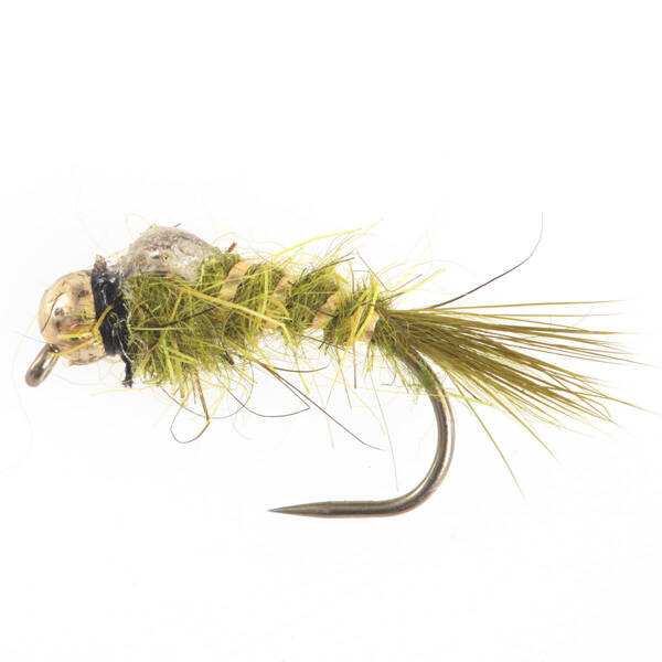 Tungsten BH Epoxy Back Hares Ears Olive