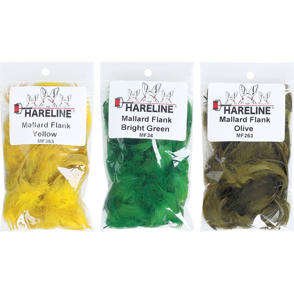 Hareline Plumas del flanco de ánade real