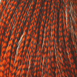 Hareline medio cuello de plumas