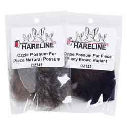 Hareline parche de piel con pelo de pósum Ozzie Possum