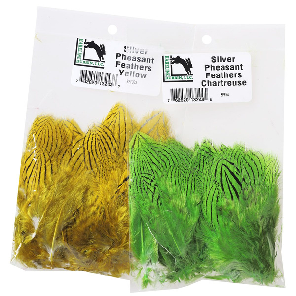 Hareline plumas del cuerpo de faisán plateado
