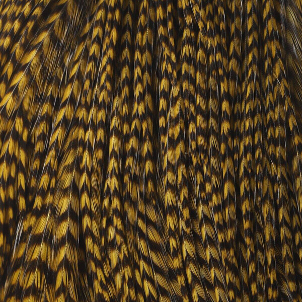 Hareline medio cuello de plumas