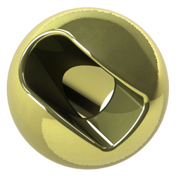 Cuentas de tungsteno FFGene Tungsten Anodized Slotted Beads