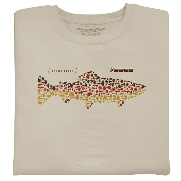 Sage Brown Trout Flies Tee (2)