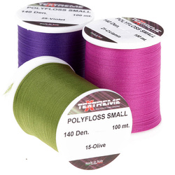 Hilo floss liso para cuerpos Textreme Polyfloss Small 140 den