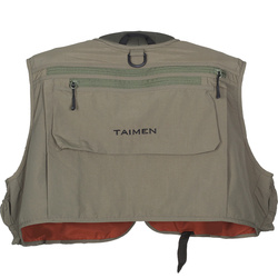 Chaleco de pesca Taimen Master Tech Olive
