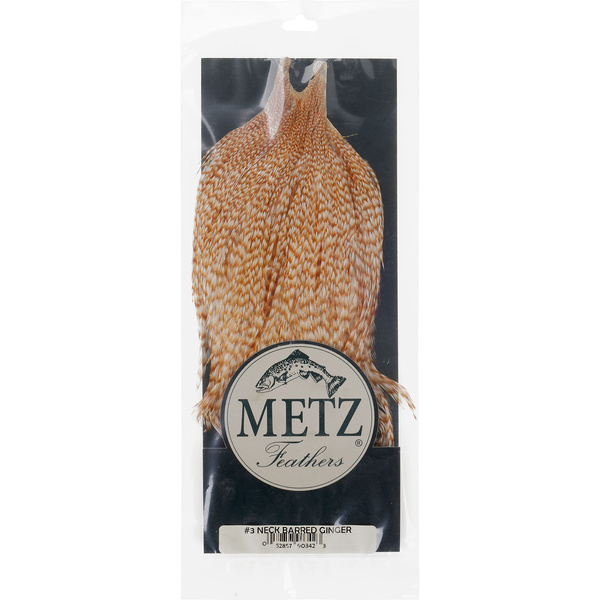 Capa de plumas del cuello de gallo Metz #3