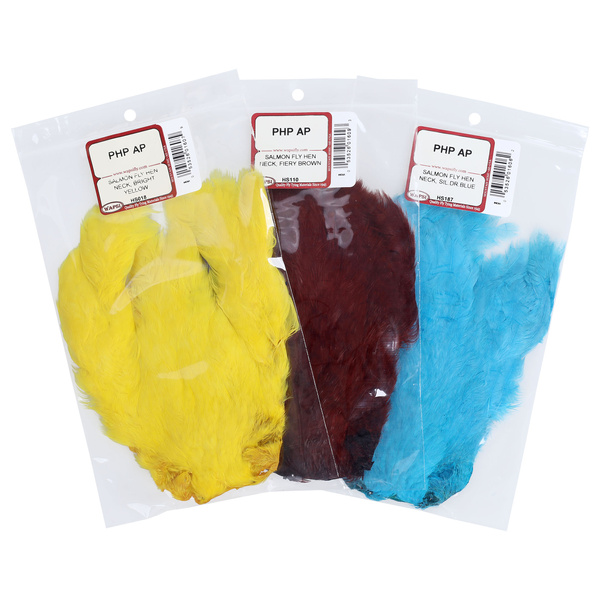 Wapsi cuello de gallina para moscas de salmón