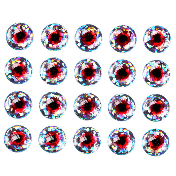 Ojos para moscas Sybai 3D Epoxy Eyes Holographic