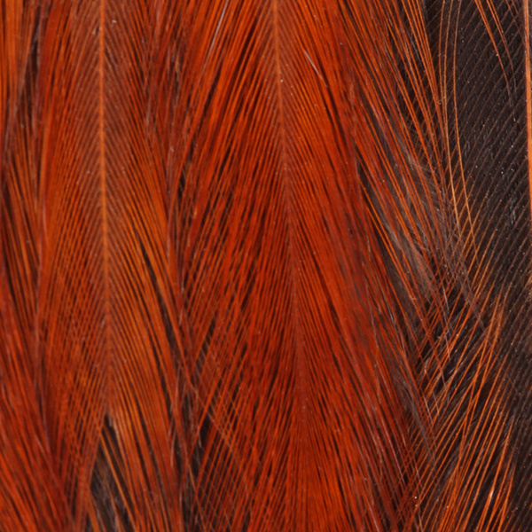 Capa de plumas del cuello de gallo chino para streamers Wapsi