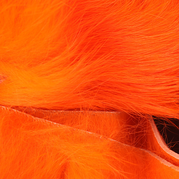 Hareline tiras de piel con pelo de conejo de corte transversal