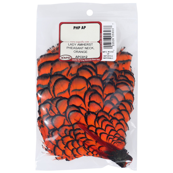 Wapsi Plumas del cuello de faisán de Lady Amherst