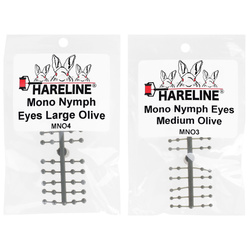 Ojos para moscas Hareline Mono Nymph Eyes