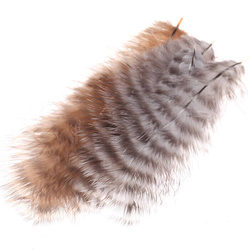 Hareline Grizzly plumas para hackle blando