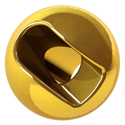 Cuentas de tungsteno FFGene Tungsten Anodized Slotted Beads