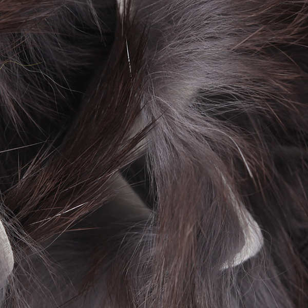 Hareline tiras de piel con pelo de conejo de corte transversal