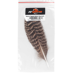 FFGene Plumas de ala de pavo real moteadas medianas