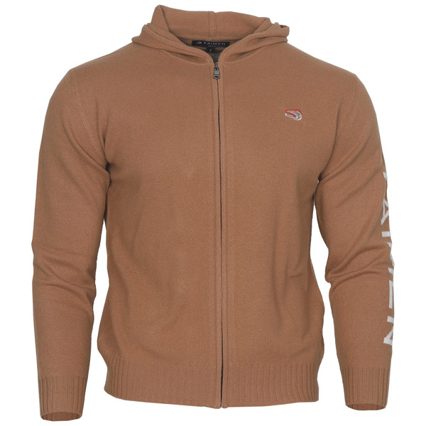 Sudadera de merino con capucha Taimen