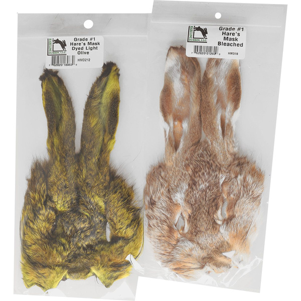 Hareline Máscara entera de liebre teñida, grado n.º 1