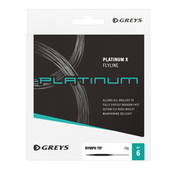 Línea de mosca Greys Platinum X Nymph Tip