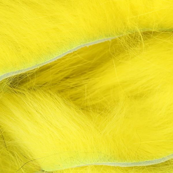 Hareline tiras de piel con pelo de conejo de corte transversal
