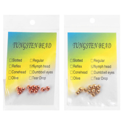 Cuentas de tungsteno FFGene Tungsten Nymph Beads with Eyes