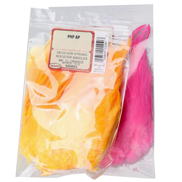 Wapsi Deceiver plumas de colgadera de gallo ensartadas Medium