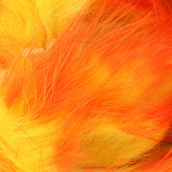 Hareline Tiras de piel de conejo con pelo de corte transversal Two Toned