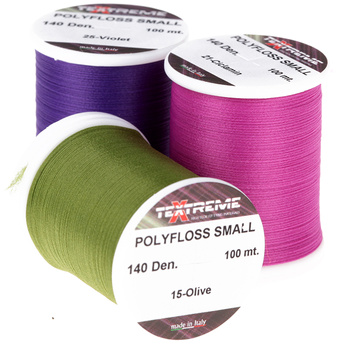 Hilo floss liso para cuerpos Textreme Polyfloss Small 140 den
