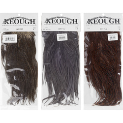 Colgadera de gallo para mosca seca Keough Hackle