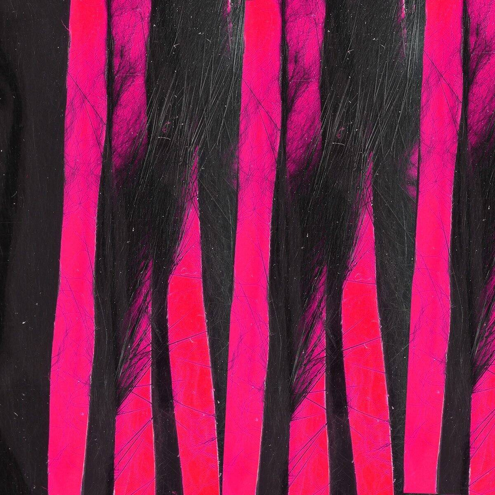 Black with Fl Fuchsia Accent