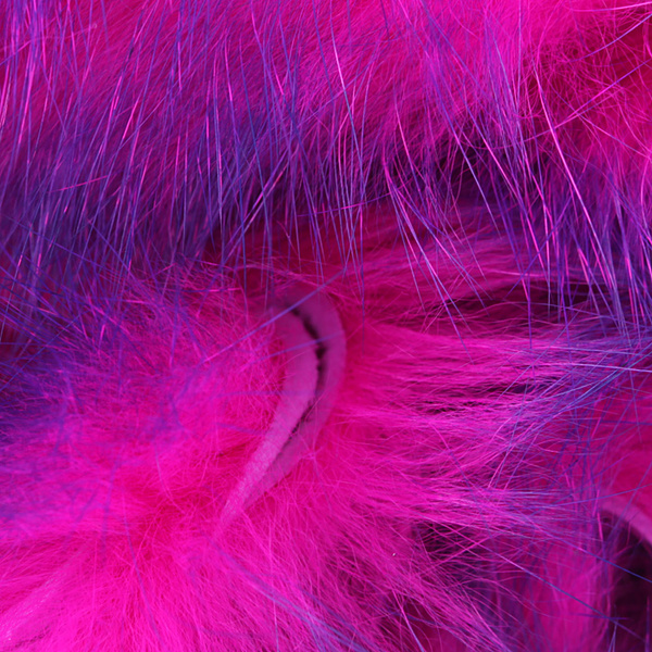 Hareline Tiras de piel de conejo con pelo Two Toned
