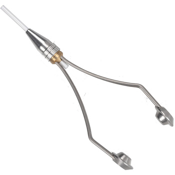 Tiemco portabobinas cerámico ajustable de doble brazo, versión estándar