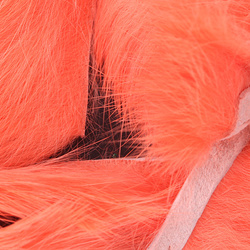 Hareline tiras de piel con pelo de conejo de corte transversal