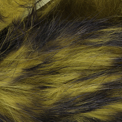 Hareline Tiras de piel de conejo con pelo de corte transversal Two Toned