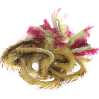 Hareline Tiras de piel de conejo con pelo Tiger Barred