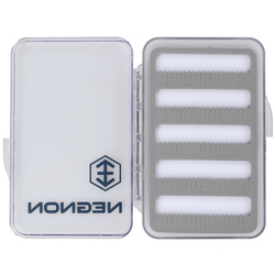 Caja de moscas Negnon Clear Slim - mediana