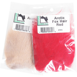 Parche de piel con pelo de zorro ártico Hareline