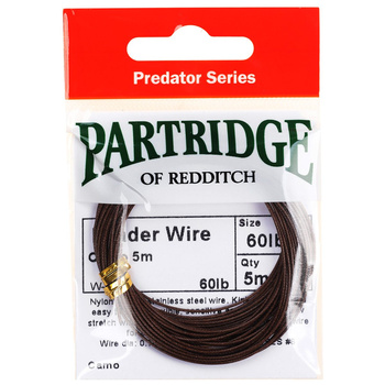 Bajo de línea de acero para lucio Partridge of Redditch W-49 Predator Wire