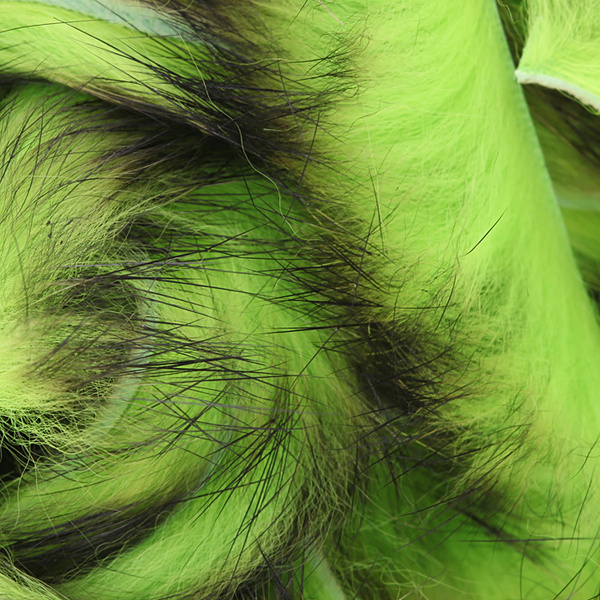Hareline Tiras de piel de conejo con pelo Two Toned