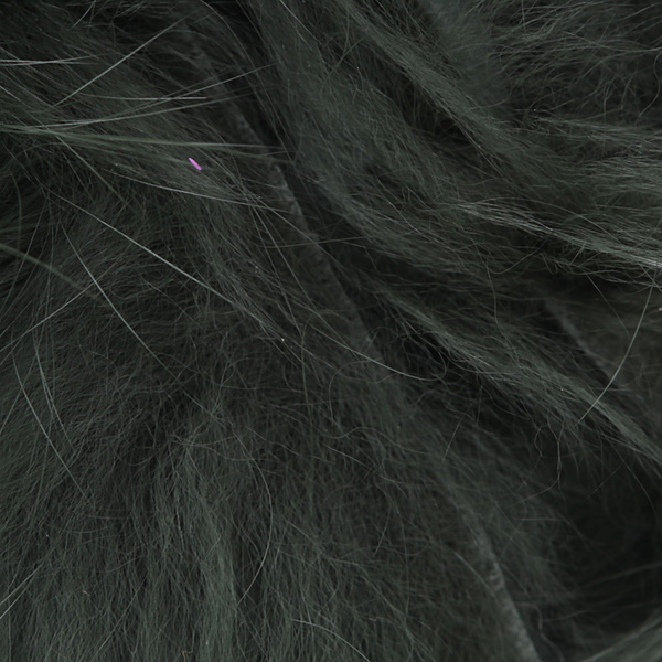 Hareline tiras de piel con pelo de conejo de corte transversal