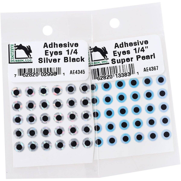 Ojos para moscas Hareline Adhesive Eyes