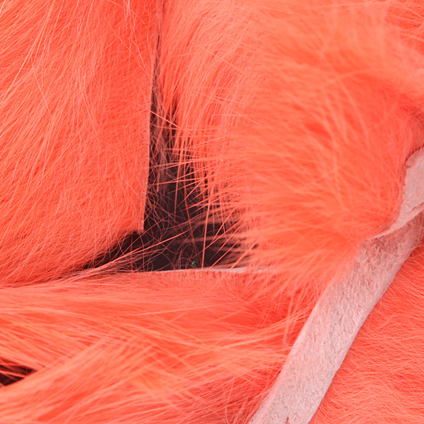 Hareline tiras de piel con pelo de conejo de corte transversal