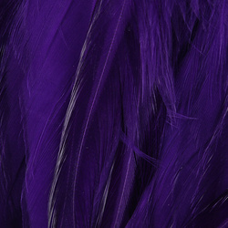 Hareline plumas de colgadera de gallo chino ensartadas 5-7