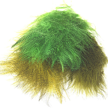 Hareline Plumas finas de marabú con barrado negro