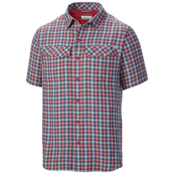 Camisa de pesca de manga corta Columbia Silver Ridge Multi Plaid