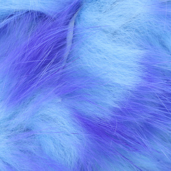 Hareline Tiras de piel de conejo con pelo de corte transversal Two Toned