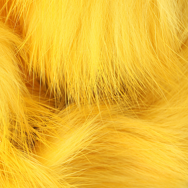 Hareline tiras de piel con pelo de conejo de corte transversal