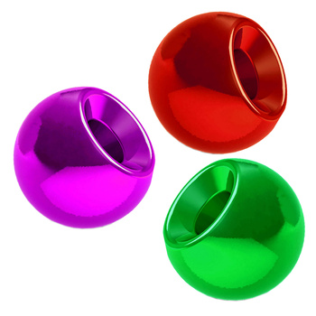 Bolas de latón de acabado metálico brillante FFGene