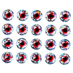 Ojos para moscas Sybai 3D Epoxy Eyes Holographic